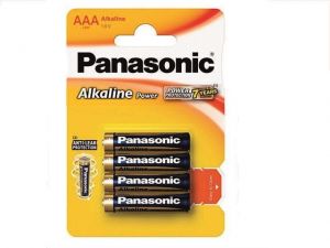Baterie alkaliczne PANASONIC LR R03 AAA 4szt 150